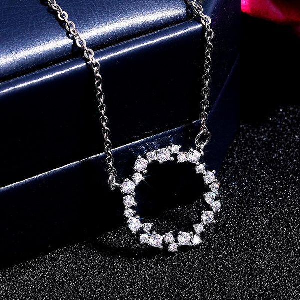 pendant necklaces simple circle pendent for ladies fashion geometric zircon party wedding women 2021 jewelry n027, Silver
pendant necklaces simple circle pendent for ladies fashion geometric zircon party wedding women 2021 jewelry n027, Silver