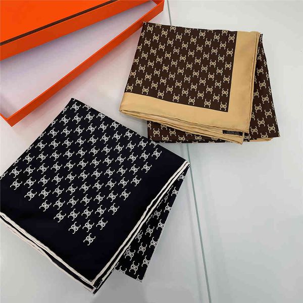 2021 new imitation 90 square silk scarf female sunscreen decorative shawl versatile beach towel manual crimping, Blue;gray
2021 new imitation 90 square silk scarf female sunscreen decorative shawl versatile beach towel manual crimping, Blue;gray