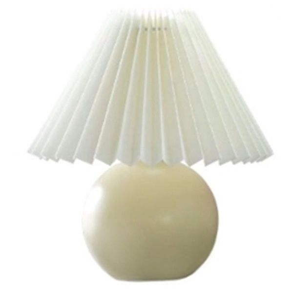 table lamps cream color ceramic lamp classic pleated korean retro el bedside night lights desk decoration cl100803
table lamps cream color ceramic lamp classic pleated korean retro el bedside night lights desk decoration cl100803