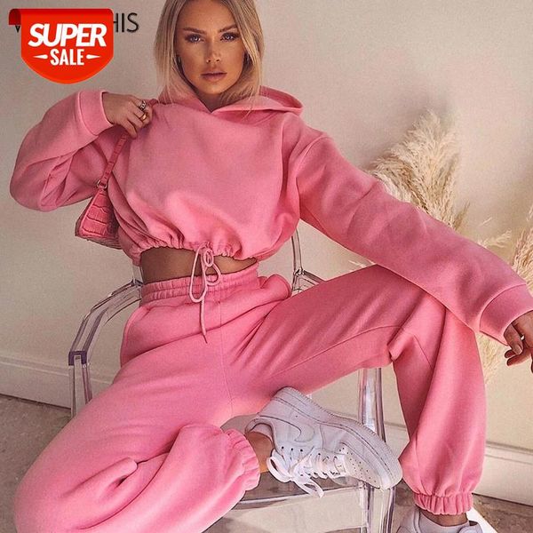 WannaThis Winter Hooded Two Piece Set Women Tracksuit Cotton Long Sleeve Hoodies Tops And Sweatpant Trousers Casual Outfit Sets #Ue7e, White
WannaThis Winter Hooded Two Piece Set Women Tracksuit Cotton Long Sleeve Hoodies Tops And Sweatpant Trousers Casual Outfit Sets #Ue7e, White