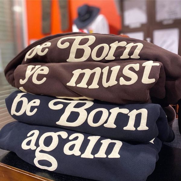 2021 new blue black foam printing cpfm ye must be born again kanye pullover men women 1:1 sweatshirts hoodie 2eve
2021 new blue black foam printing cpfm ye must be born again kanye pullover men women 1:1 sweatshirts hoodie 2eve