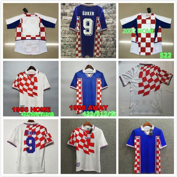 1998 2002 retro classic soccer jersey home away simic olic boban kovac stanic soldo jarni boksic suker prosinecki football sports shirt, Black;yellow
1998 2002 retro classic soccer jersey home away simic olic boban kovac stanic soldo jarni boksic suker prosinecki football sports shirt, Black;yellow