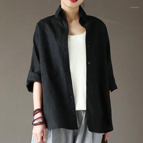 women's blouses & shirts scuwlinen 2021 women blouse vintage long sleeve off shoulder loose body shirt plus size casual linen x0111, White
women's blouses & shirts scuwlinen 2021 women blouse vintage long sleeve off shoulder loose body shirt plus size casual linen x0111, White