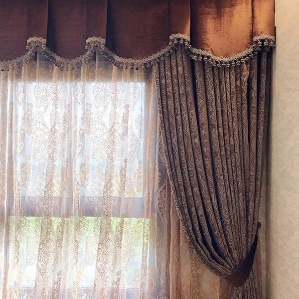 curtain & drapes luxury thickened chenille blackout curtains for living room european high-grade retro cortinas villa eco-friendly fabrics
curtain & drapes luxury thickened chenille blackout curtains for living room european high-grade retro cortinas villa eco-friendly fabrics