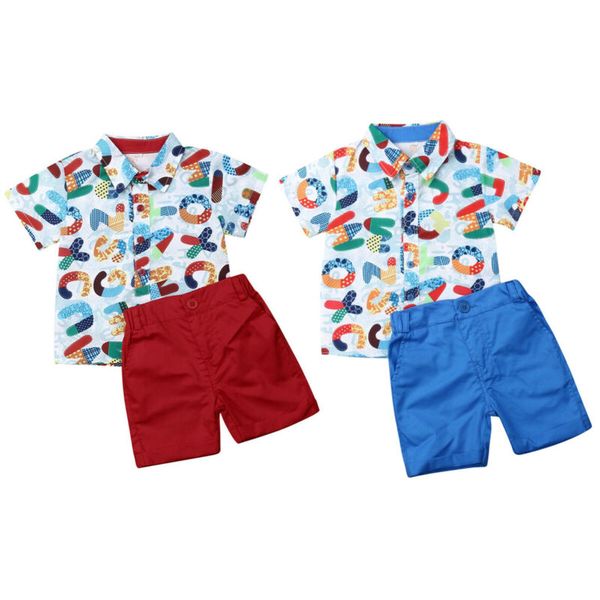 1-6y toddler kids baby boy gentleman clothes sets letter print shirt shorts pants formal outfit, White
1-6y toddler kids baby boy gentleman clothes sets letter print shirt shorts pants formal outfit, White