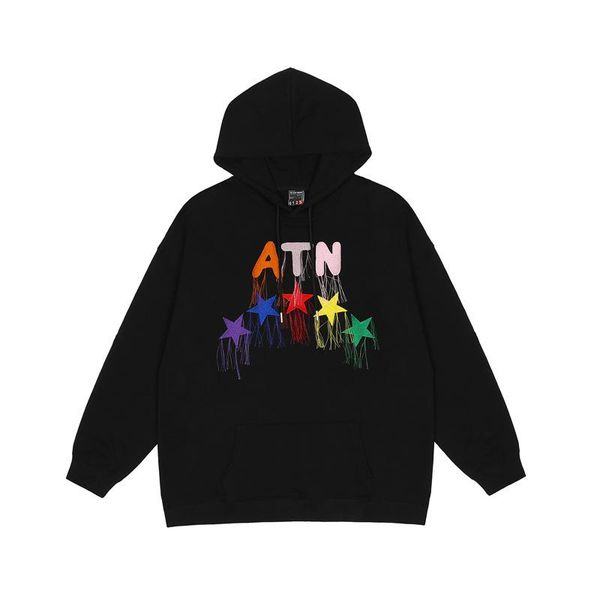 men's hoodies & sweatshirts high street national tide vibe wind tassel star embroidery sweater male ins brand loose couple hooded top, Black
men's hoodies & sweatshirts high street national tide vibe wind tassel star embroidery sweater male ins brand loose couple hooded top, Black
