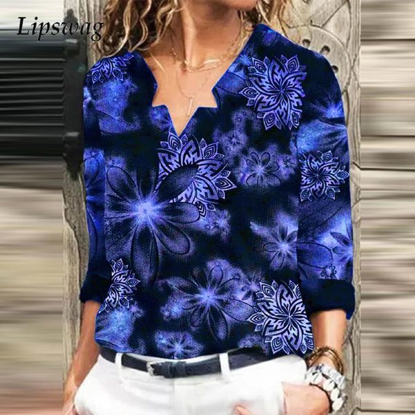 women's blouses & shirts women fashion irregular collar blouse spring pattern print vintage pullover autumn ladies casual long sleeve, White
women's blouses & shirts women fashion irregular collar blouse spring pattern print vintage pullover autumn ladies casual long sleeve, White
