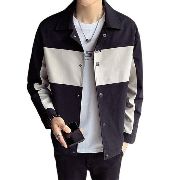 men's jackets 2021 jacket coats fashio leisure loose contrasting colors male korean fashions clothesoutwear high quality, Black;brown
men's jackets 2021 jacket coats fashio leisure loose contrasting colors male korean fashions clothesoutwear high quality, Black;brown