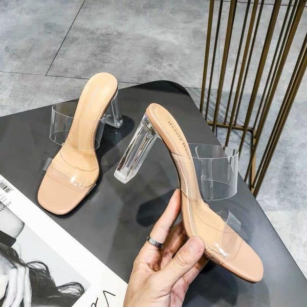 sandals summer women pumps pvc jelly slippers open toe high heels transparent perspex shoes heel clear, Black
sandals summer women pumps pvc jelly slippers open toe high heels transparent perspex shoes heel clear, Black