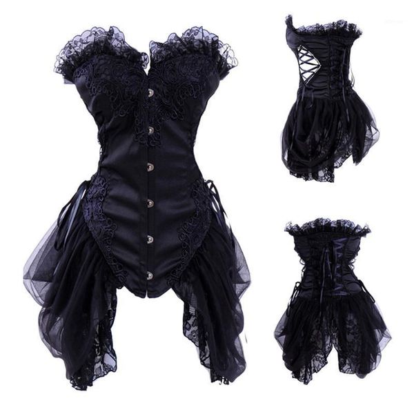 bustiers & corsets corset bustier lace women plus size push up gothic strapless overbust long dress corselet black white
bustiers & corsets corset bustier lace women plus size push up gothic strapless overbust long dress corselet black white