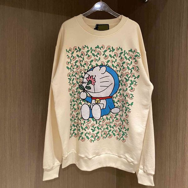 design clothing + high version 21 early autumn robot embroidery printing loose round neck sweater long sleeve top, Black
design clothing + high version 21 early autumn robot embroidery printing loose round neck sweater long sleeve top, Black