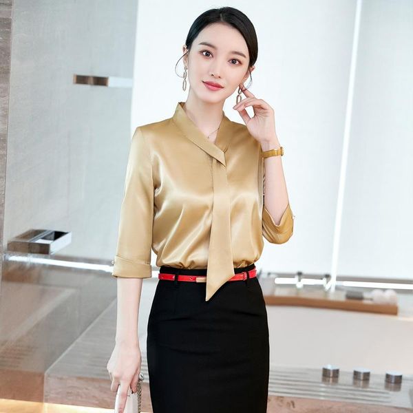 women's blouses & shirts chiffon shirt middle sleeve 2021 summer dress large professional foreign style fashion 0301, White
women's blouses & shirts chiffon shirt middle sleeve 2021 summer dress large professional foreign style fashion 0301, White