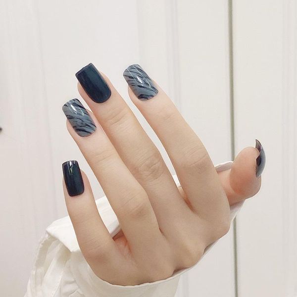 nail gel fake nails long square head blue and gray smudged stickers finished 24 pcs with glue, Red;pink
nail gel fake nails long square head blue and gray smudged stickers finished 24 pcs with glue, Red;pink