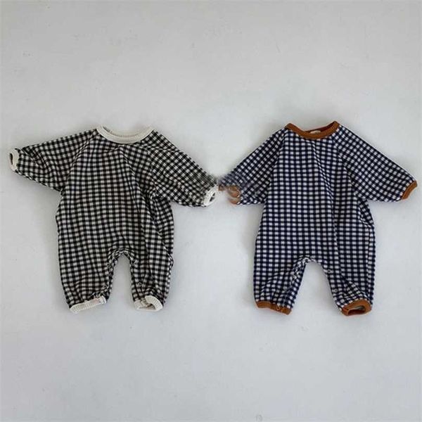 fashion baby girl plaid rompers cute born long sleeve jumpsuit infant cotton clothes kids boys casual 211101, Blue
fashion baby girl plaid rompers cute born long sleeve jumpsuit infant cotton clothes kids boys casual 211101, Blue