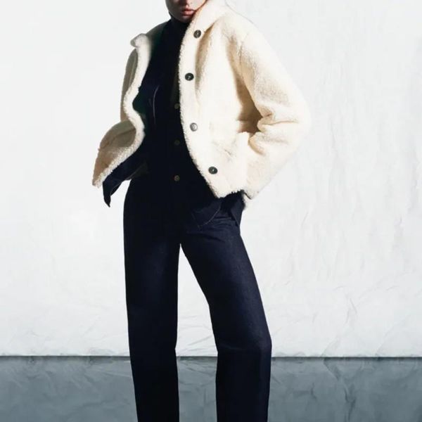 women's jackets xikom 2021 autumn women turn-down collar button loose pockets coat fashion ladies solid lamb wool female chic outwear, Black;brown
women's jackets xikom 2021 autumn women turn-down collar button loose pockets coat fashion ladies solid lamb wool female chic outwear, Black;brown