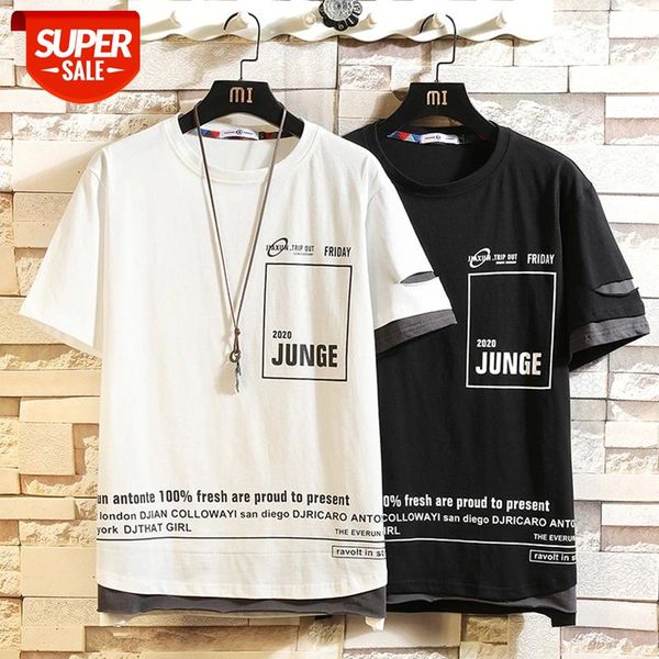 Fashion Short Sleeves Casual O NECK Casual T-shirt Black White Men's Cotton 2021 Summer Clothes TOP TEES Tshirt OverSize M-5XL #ON8B, White;black
Fashion Short Sleeves Casual O NECK Casual T-shirt Black White Men's Cotton 2021 Summer Clothes TOP TEES Tshirt OverSize M-5XL #ON8B, White;black