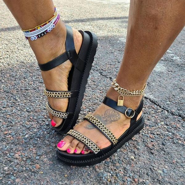 sandals 2021 women platform sandal summer shoes casual slip on ladies flats candy color plus size footwear female, Black
sandals 2021 women platform sandal summer shoes casual slip on ladies flats candy color plus size footwear female, Black