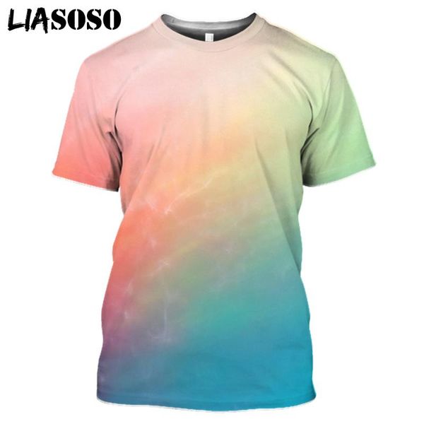 men's t-shirts liasoso 3d print tie dye color funny t shirt men hip hop women fashion t-shirt kids beach tee harajuku leisure shirts, White;black
men's t-shirts liasoso 3d print tie dye color funny t shirt men hip hop women fashion t-shirt kids beach tee harajuku leisure shirts, White;black