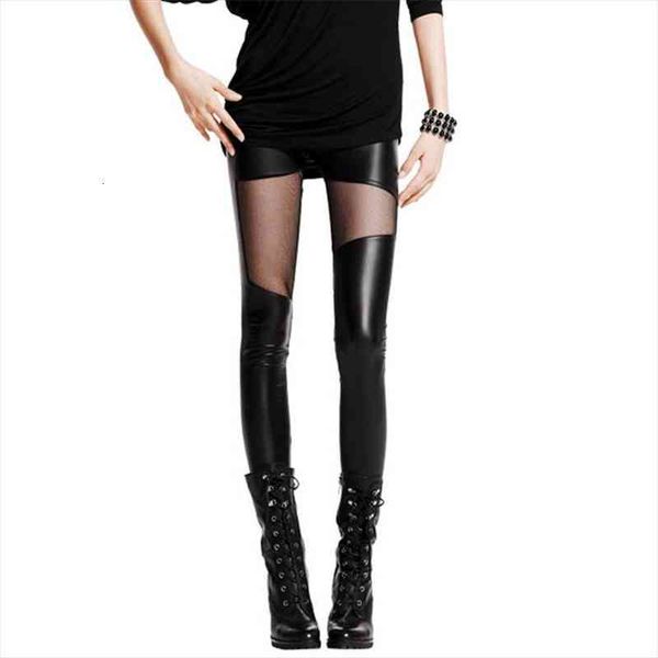 women elastic waist leggings shiny pants black mesh stitching party club stretch zipper patchwork solid trousers
women elastic waist leggings shiny pants black mesh stitching party club stretch zipper patchwork solid trousers