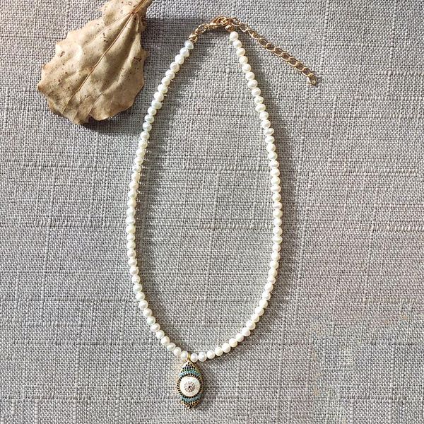 pendant necklaces bohemian creative design eye necklace handmade natural freshwater pearl beaded jewelry for women fashion naszyjnik 2021, Silver
pendant necklaces bohemian creative design eye necklace handmade natural freshwater pearl beaded jewelry for women fashion naszyjnik 2021, Silver