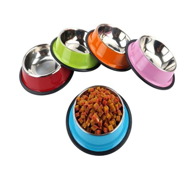 dog bowls & feeders 15cm pets feeding bowl anti skid stainless steel travel water cat dish for puppy 6 colors
dog bowls & feeders 15cm pets feeding bowl anti skid stainless steel travel water cat dish for puppy 6 colors