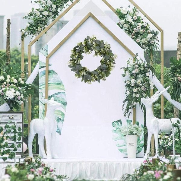 decorative flowers & wreaths eucalyptus wreath artificial plants background wall party home gifts christmas diy supplies decoration wedding 
decorative flowers & wreaths eucalyptus wreath artificial plants background wall party home gifts christmas diy supplies decoration wedding