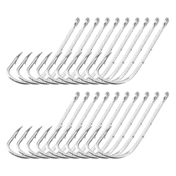 20pcs sea hook barbed fishing hook carp fishing lure tackle tools for man woman fisherman (first pattern)
20pcs sea hook barbed fishing hook carp fishing lure tackle tools for man woman fisherman (first pattern)