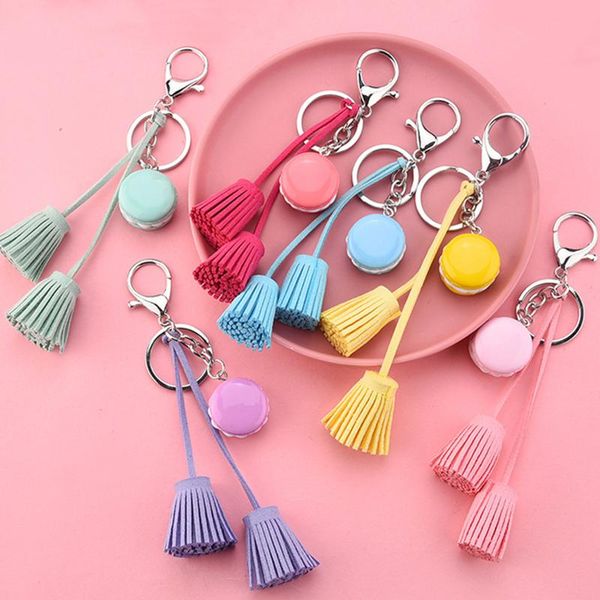 women macaron cake keychains rings pu leather tassel silver alloy key chains fob charms bag pendant fashion car keyring holder cute wedding, Slivery;golden
women macaron cake keychains rings pu leather tassel silver alloy key chains fob charms bag pendant fashion car keyring holder cute wedding, Slivery;golden