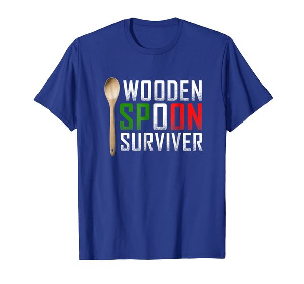 wooden spoon survivor t-shirt survived the wooden spoon, White;black