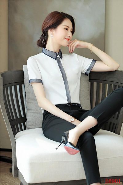 women's blouses & shirts 2021 summer formal women work short sleeve female ol style white
women's blouses & shirts 2021 summer formal women work short sleeve female ol style white
