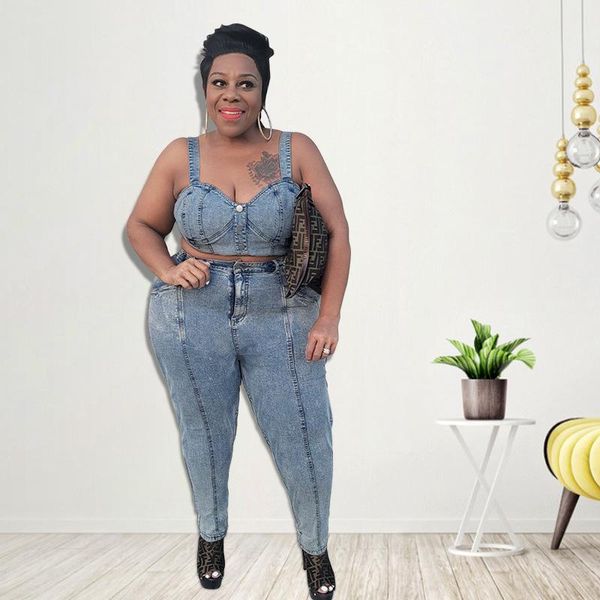 plus size tracksuits denim sets women 5xl 4xl 3xl and pants set two piece matching oversized womens outfits, Black
plus size tracksuits denim sets women 5xl 4xl 3xl and pants set two piece matching oversized womens outfits, Black