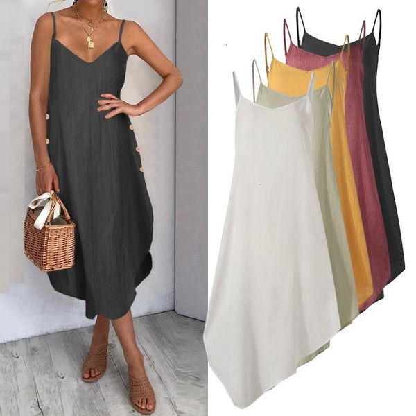 casual dresses dresses celmia women summer sleeveless sundress spaghetti straps dress asymmetrical loose button vestidos plus siz 27t4, Black;gray
casual dresses dresses celmia women summer sleeveless sundress spaghetti straps dress asymmetrical loose button vestidos plus siz 27t4, Black;gray