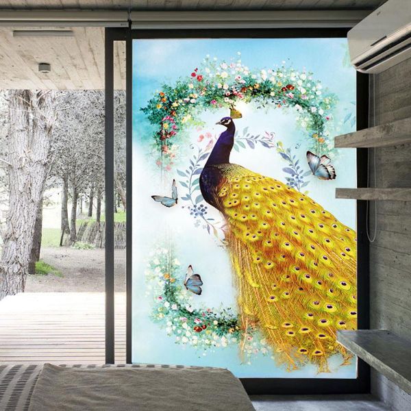 window stickers film privacy beautiful peacock glass sticker sun protection heat control coverings tint for homedecor
window stickers film privacy beautiful peacock glass sticker sun protection heat control coverings tint for homedecor