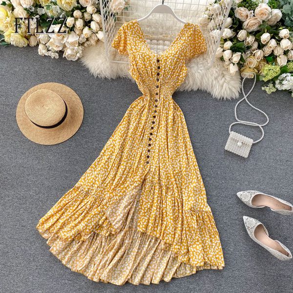 2021 summer fashion women backless slim long robe ladies vintage foral print irregularity ruffle es vestidos ou3s, Black;gray
2021 summer fashion women backless slim long robe ladies vintage foral print irregularity ruffle es vestidos ou3s, Black;gray