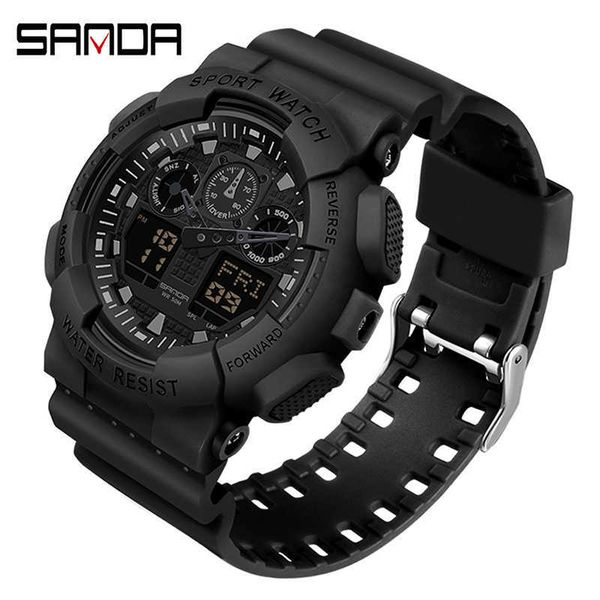 sanda digital watch men's sport watches for men waterproof clock outdoor wristwatch male relogio masculino 210728, Slivery;brown
sanda digital watch men's sport watches for men waterproof clock outdoor wristwatch male relogio masculino 210728, Slivery;brown
