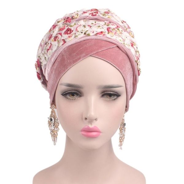 Women Velvet Hijab Long Scarf Muslim Ethnic Turban Cap Mesh Floral Head Wrap 649C, Blue;gray
Women Velvet Hijab Long Scarf Muslim Ethnic Turban Cap Mesh Floral Head Wrap 649C, Blue;gray
