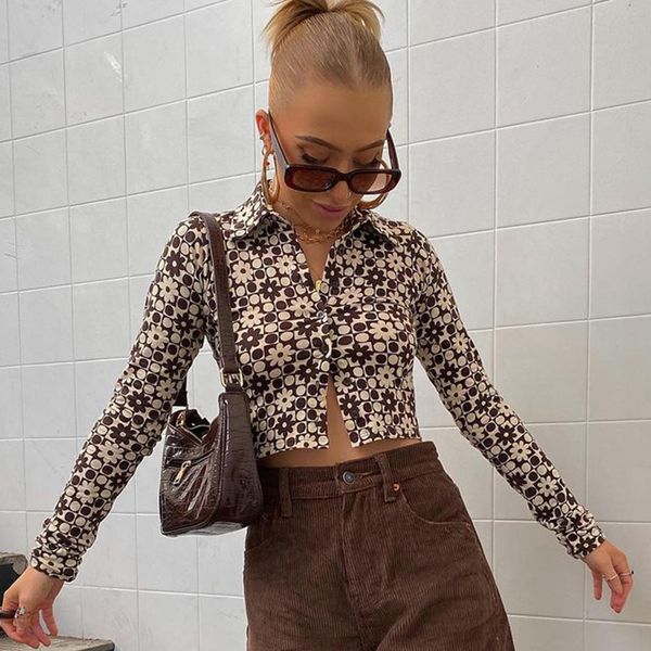 vintage brown flower print crop for women 2021 streetwear skinny long sleeve turn-down collar t-shirt harajuku, White
vintage brown flower print crop for women 2021 streetwear skinny long sleeve turn-down collar t-shirt harajuku, White
