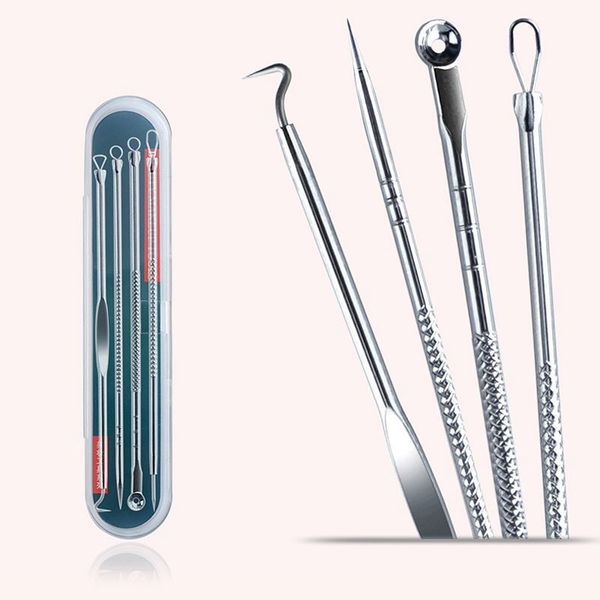 4pcs stainless steel acne removal needles pimple blackhead remover tools spoon face skin care tools needles facial pore cleaner
4pcs stainless steel acne removal needles pimple blackhead remover tools spoon face skin care tools needles facial pore cleaner