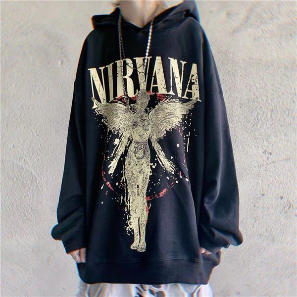 gothic goth style hoodie 2021 fashion angel print gothic harajuku hip hop hooded sweatshirt streetwear women kpop loose, Black
gothic goth style hoodie 2021 fashion angel print gothic harajuku hip hop hooded sweatshirt streetwear women kpop loose, Black
