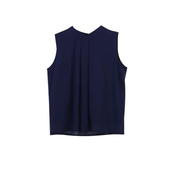 women's blouses & shirts fashion women summer vest sleeveless o-neck ruffles solid pullover chiffon shirt sunsuit party, White
women's blouses & shirts fashion women summer vest sleeveless o-neck ruffles solid pullover chiffon shirt sunsuit party, White