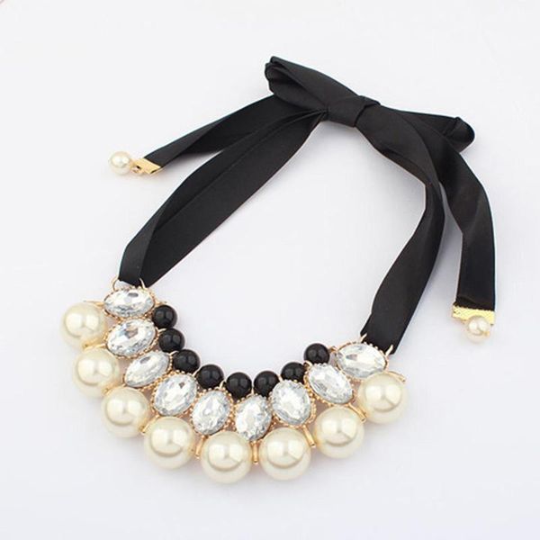 artificial pearl ribbon jewelry party daily gift fashion elegant charms wedding women necklace, Silver
artificial pearl ribbon jewelry party daily gift fashion elegant charms wedding women necklace, Silver
