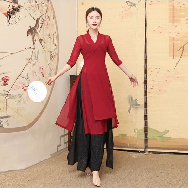 tai chi clothing women loose trousers set ladies outdoor yoga clothes chinese traditional womens dance costumes 10222, Red
tai chi clothing women loose trousers set ladies outdoor yoga clothes chinese traditional womens dance costumes 10222, Red