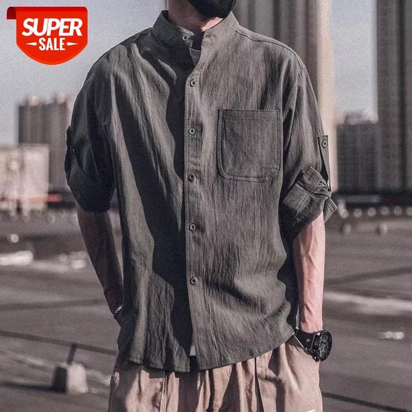 shirt men summer linen short-sleeved korean version of the trend of large-sleeved fat casual loose solid color shirt jacket #ux5p, White;black
shirt men summer linen short-sleeved korean version of the trend of large-sleeved fat casual loose solid color shirt jacket #ux5p, White;black