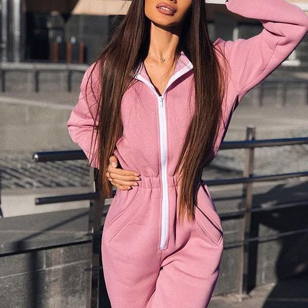 women's jumpsuits & rompers patchwork zippers women jumpsuit autumn stretchy streetwear pocket romper casual long sleeve hooded overall, Black;white
women's jumpsuits & rompers patchwork zippers women jumpsuit autumn stretchy streetwear pocket romper casual long sleeve hooded overall, Black;white