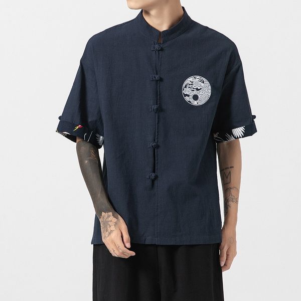 2021 summer casual tang suit kung fu shirt men chinese style cotton linen half sleeve traditional chinese clothing 12215, Red
2021 summer casual tang suit kung fu shirt men chinese style cotton linen half sleeve traditional chinese clothing 12215, Red