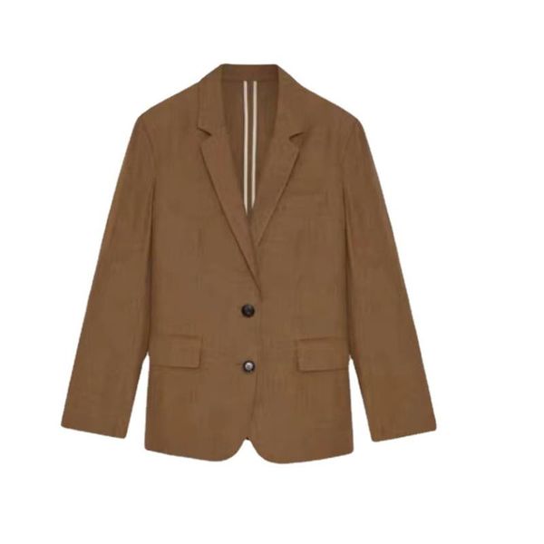 women's suits & blazers 2021 summer commuter linen khaki brown woven plaid pocket blazer with long sleeves and shoulder pads, White;black
women's suits & blazers 2021 summer commuter linen khaki brown woven plaid pocket blazer with long sleeves and shoulder pads, White;black