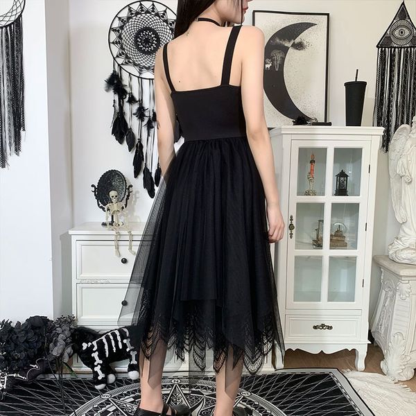 goth dress vintage aesthetic mesh black corset dress punk hollow out backless high waist midi dresses summer 2021, Black;gray
goth dress vintage aesthetic mesh black corset dress punk hollow out backless high waist midi dresses summer 2021, Black;gray