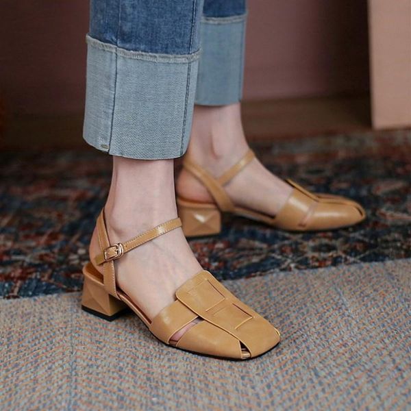 sandals sandra jrr retro rome med heel square toe leather pumps women casual chunky heels hollow shoes summer, Black
sandals sandra jrr retro rome med heel square toe leather pumps women casual chunky heels hollow shoes summer, Black