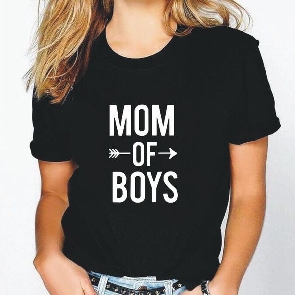 women's t-shirt mom of boys letter print short sleeve harajuku t shirt women mother's day gift funny tee femme casual blusas muje, White
women's t-shirt mom of boys letter print short sleeve harajuku t shirt women mother's day gift funny tee femme casual blusas muje, White