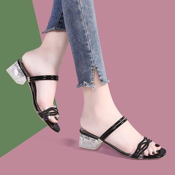 fine pvc high heels sandals footwear ankle strap clear heel summer shoes women 2021 female pumps zapatos rojos mujer, Black
fine pvc high heels sandals footwear ankle strap clear heel summer shoes women 2021 female pumps zapatos rojos mujer, Black